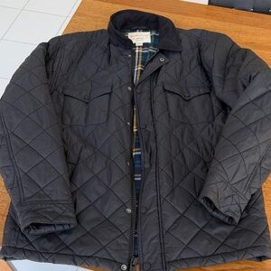 Weatherproof Men's Dark Gray Quilted Puffer Jacket